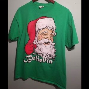Santa t-shirt size Large
